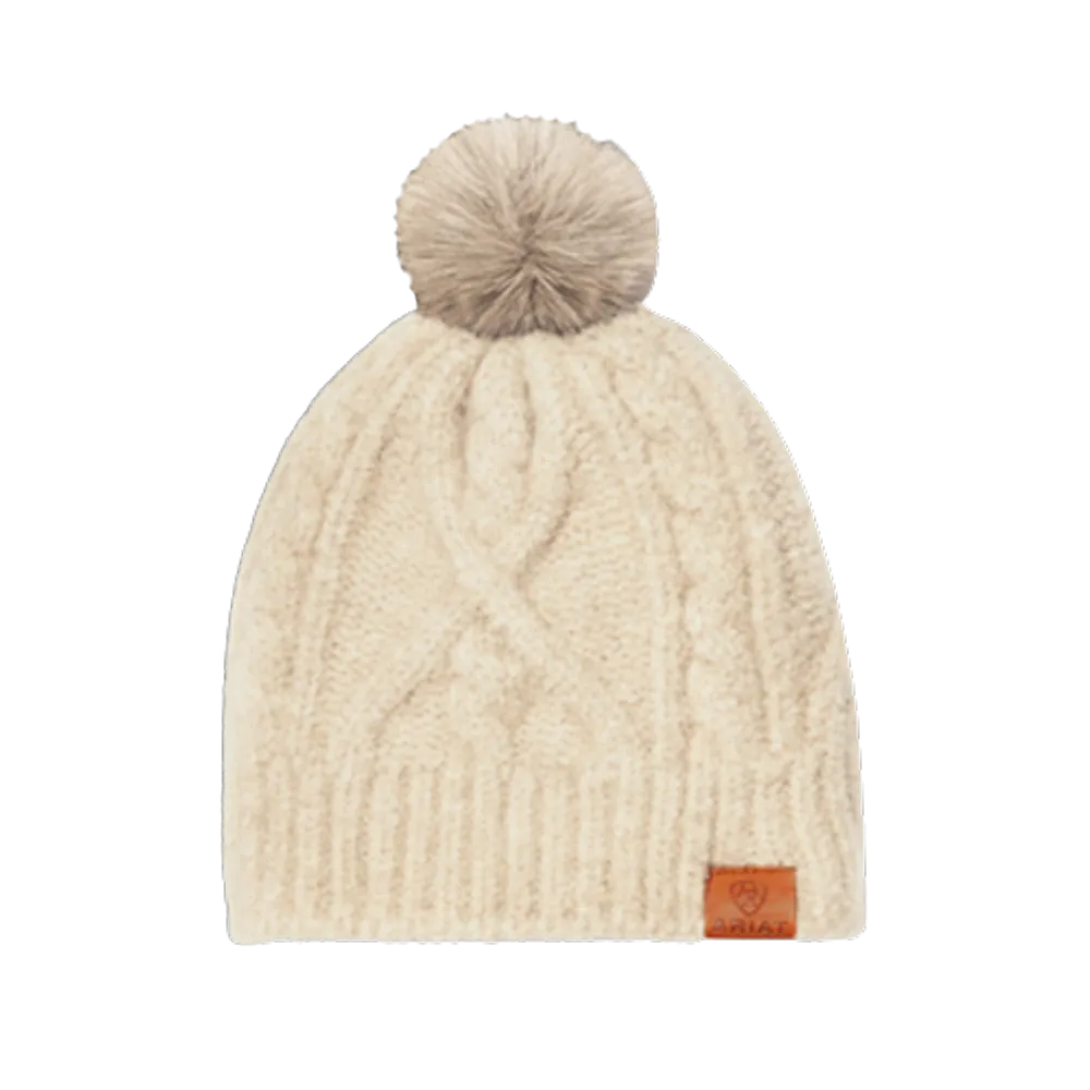 10047220 Ariat Entwine Beanie - Fields of Rye Heather