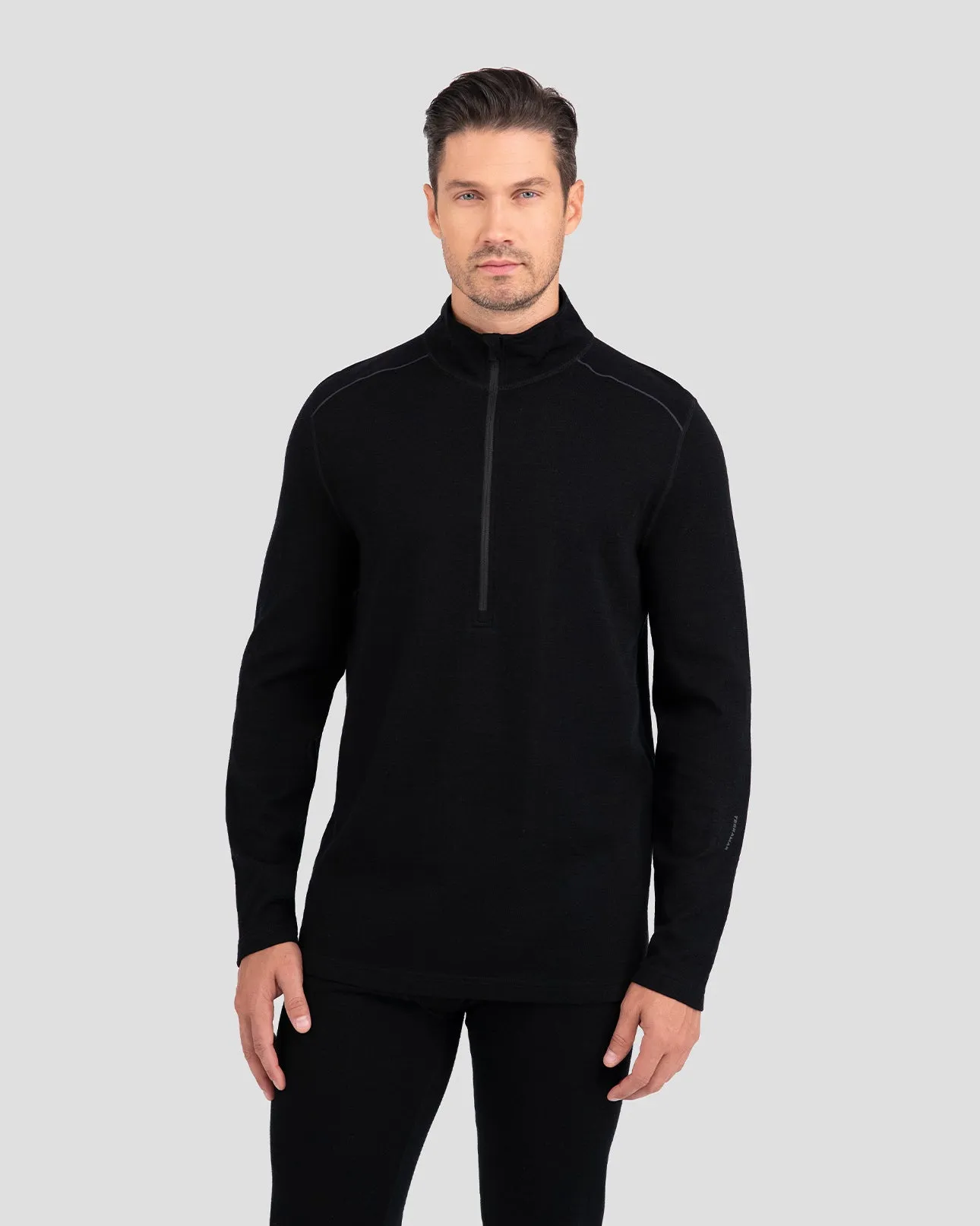 2.0 Men's Midweight Ultra Merino Wool Half-Zip Baselayer Top