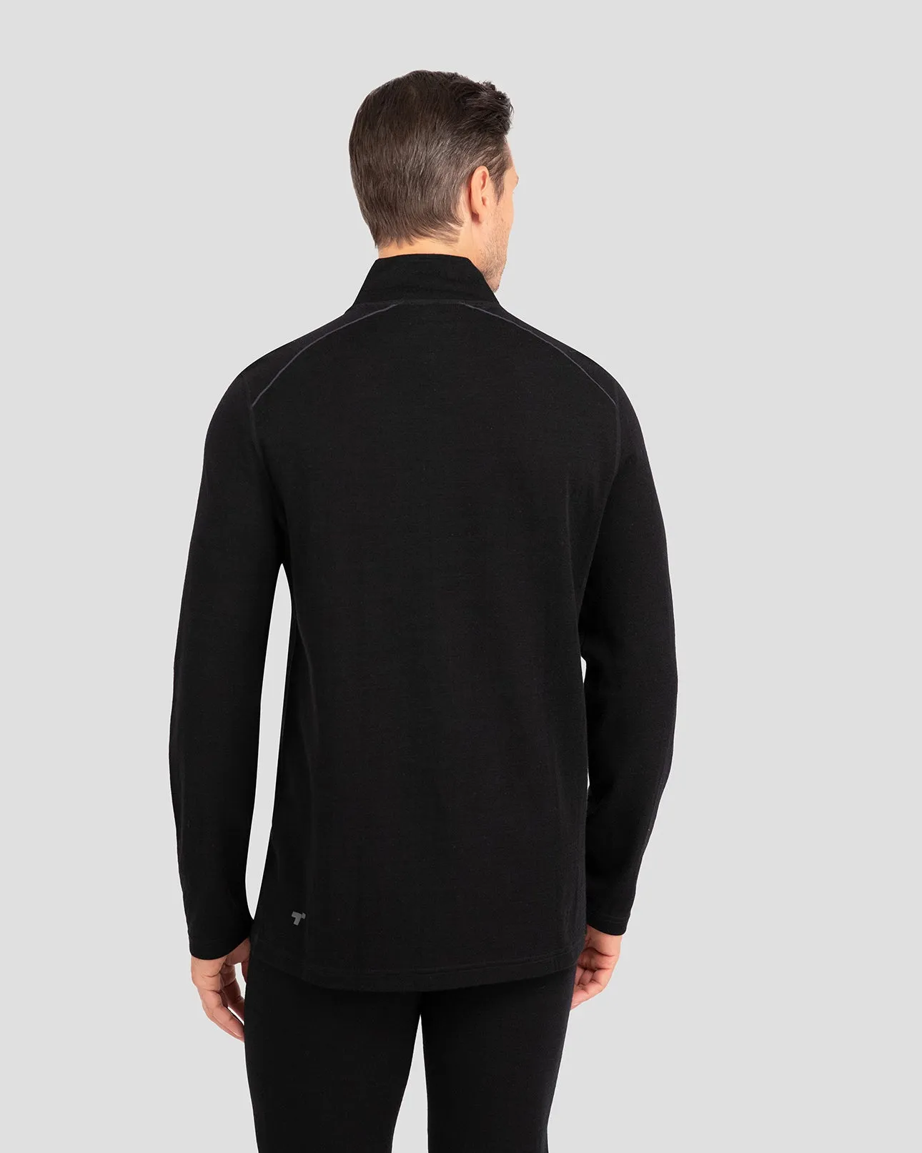 2.0 Men's Midweight Ultra Merino Wool Half-Zip Baselayer Top