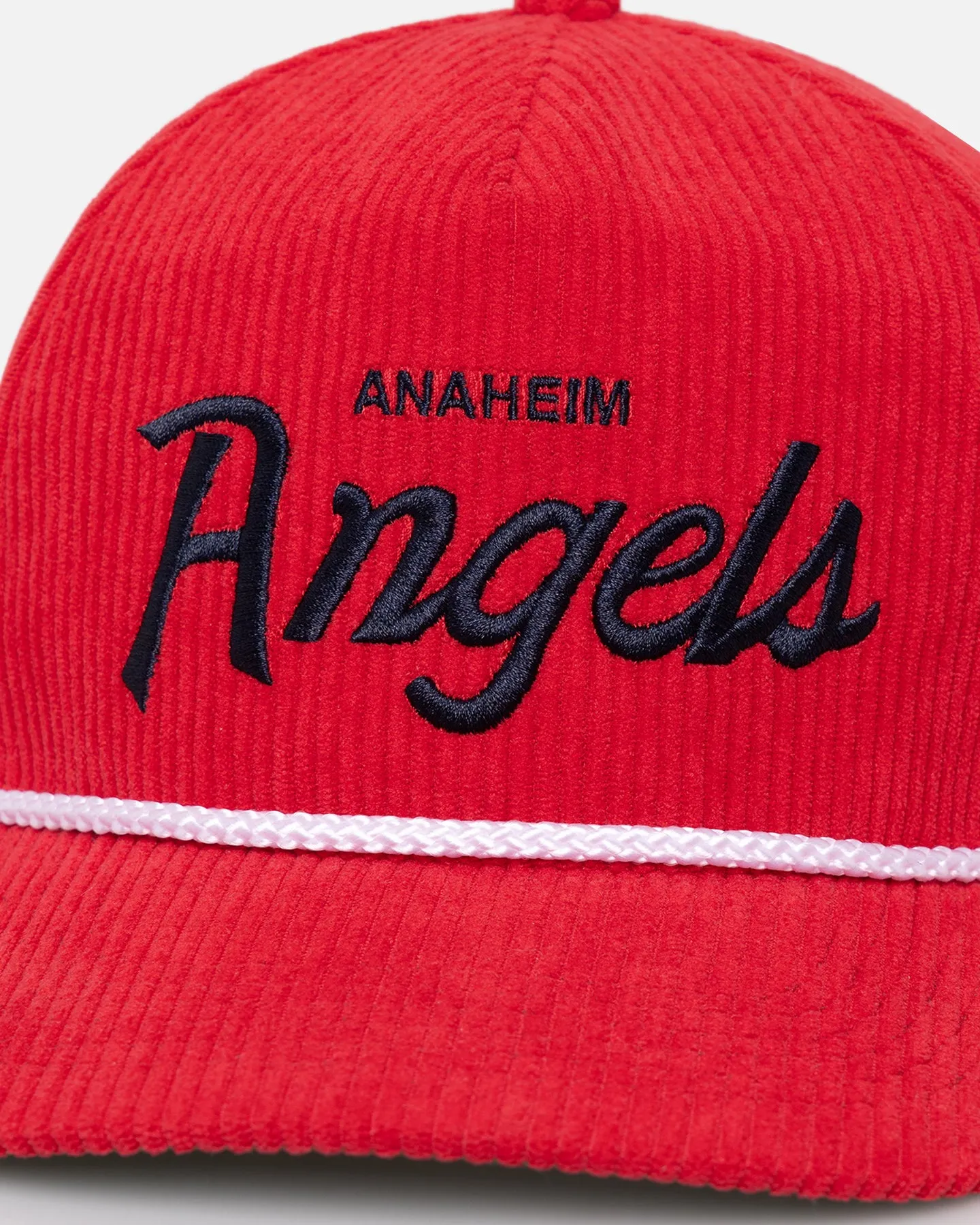 47 Brand Anaheim Angels 'MLB Opening Day' Corduroy Crossrope Hitch Snapback Red