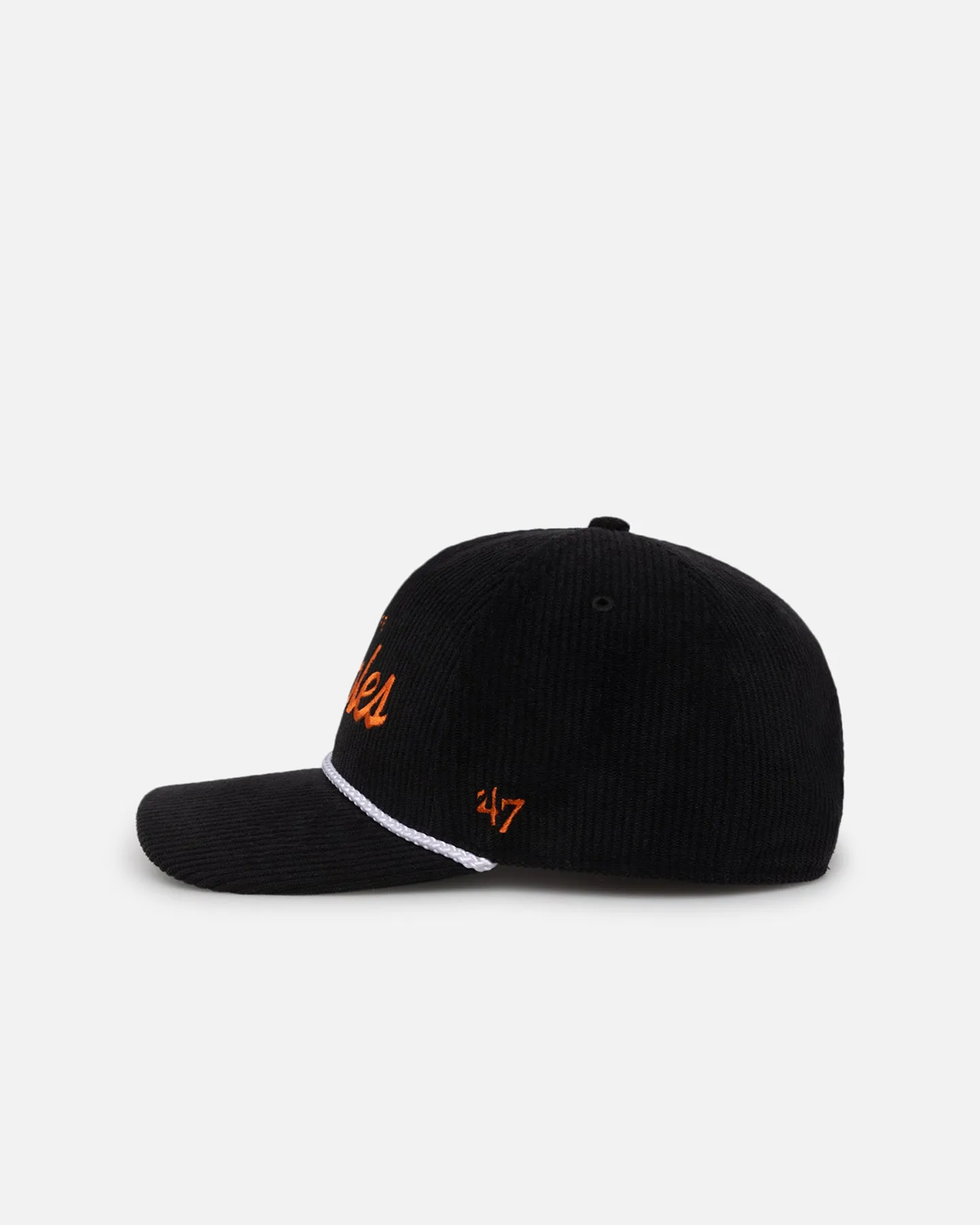 47 Brand Baltimore Orioles 'MLB Opening Day' Corduroy Crossrope Hitch Snapback Black