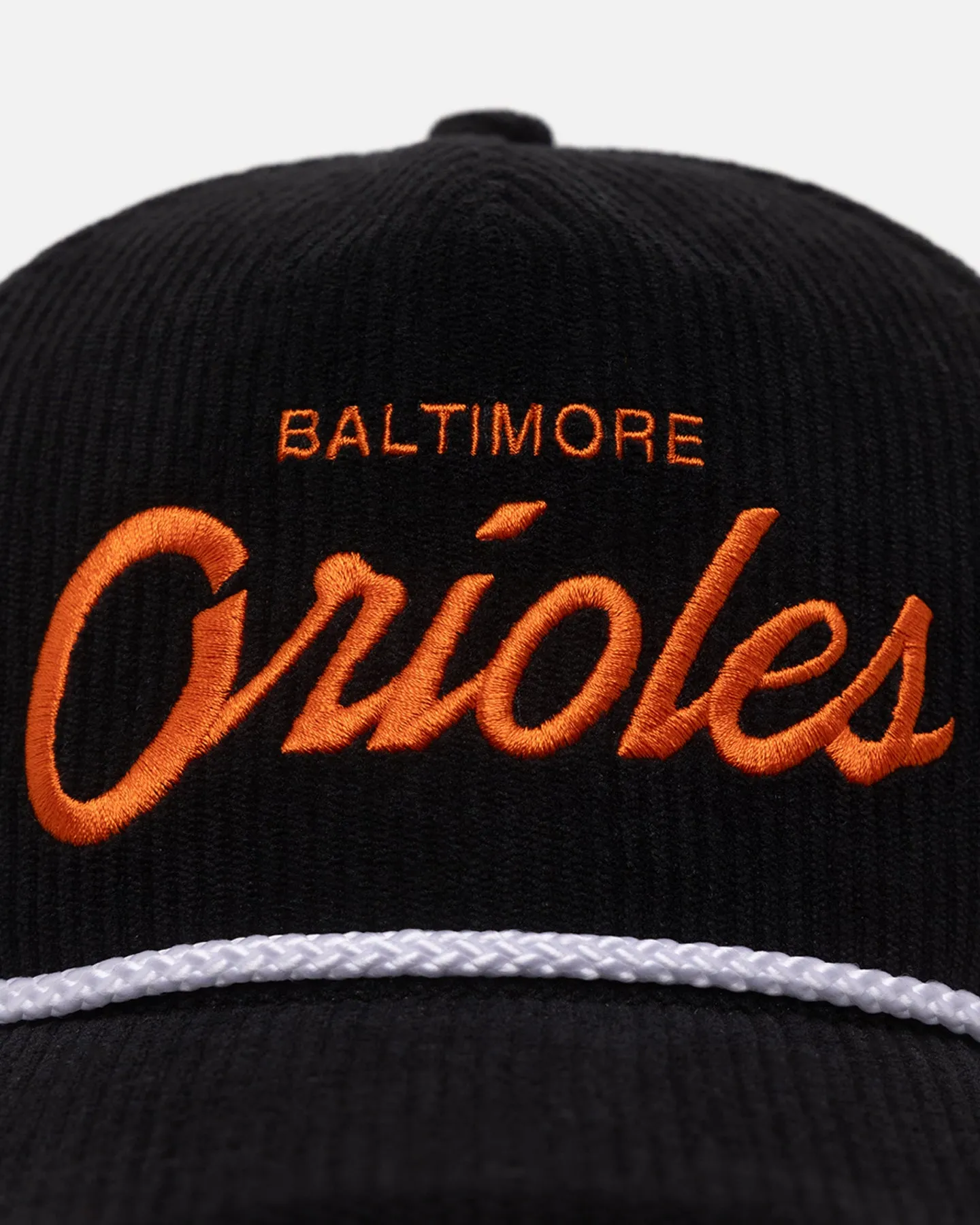 47 Brand Baltimore Orioles 'MLB Opening Day' Corduroy Crossrope Hitch Snapback Black