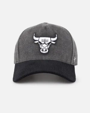 47 Brand Chicago Bulls 'Apollo Corduroy' Offside DT Snapback Black