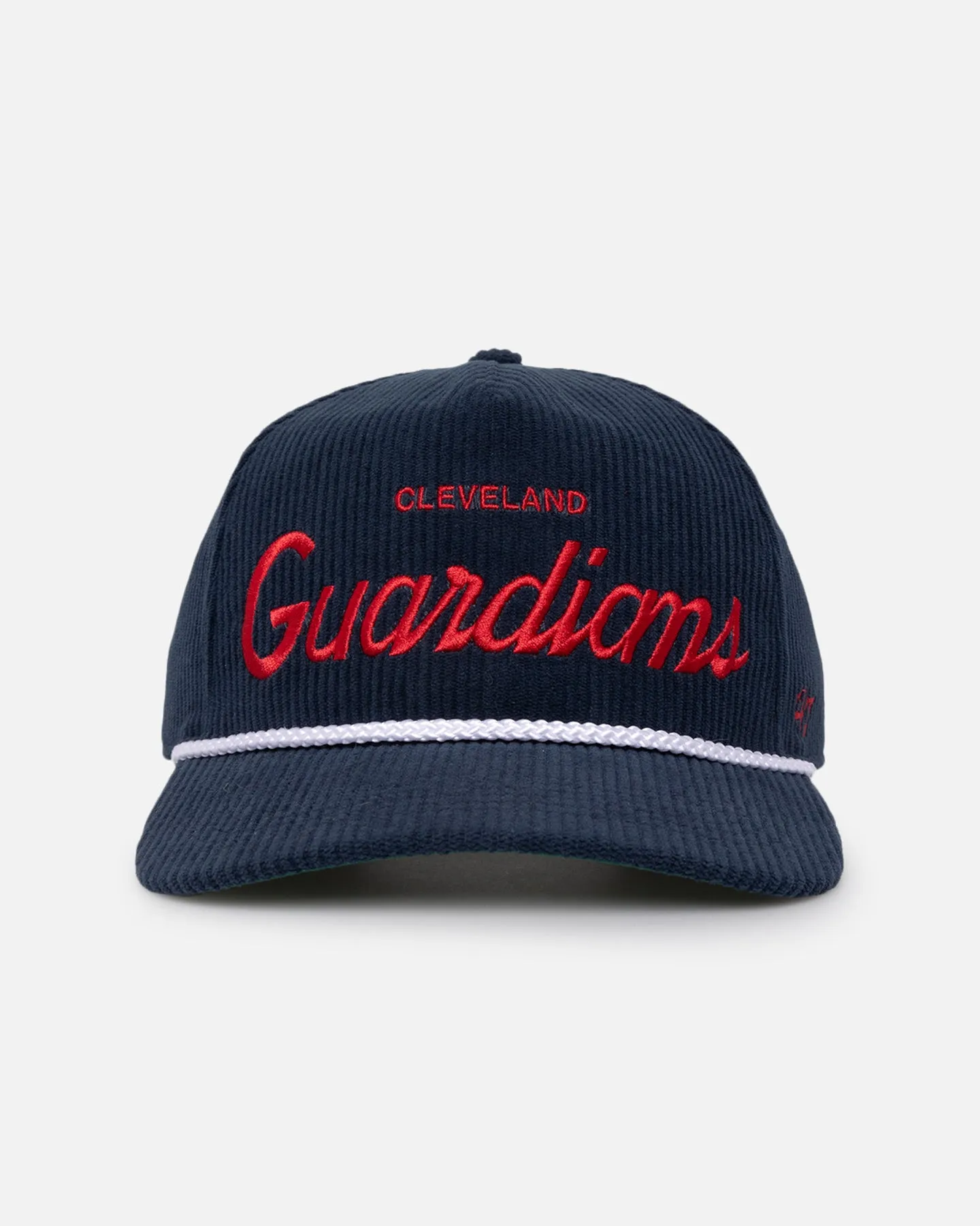 47 Brand Cleveland Guardians 'MLB Opening Day' Corduroy Crossrope Hitch Snapback Navy