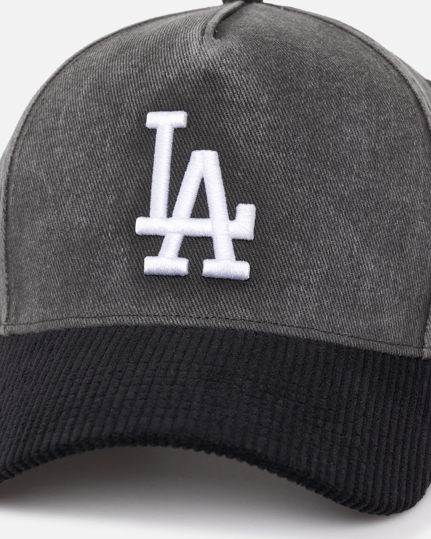 47 Brand Los Angeles Dodgers 'Apollo Corduroy' Offside DT Snapback Black