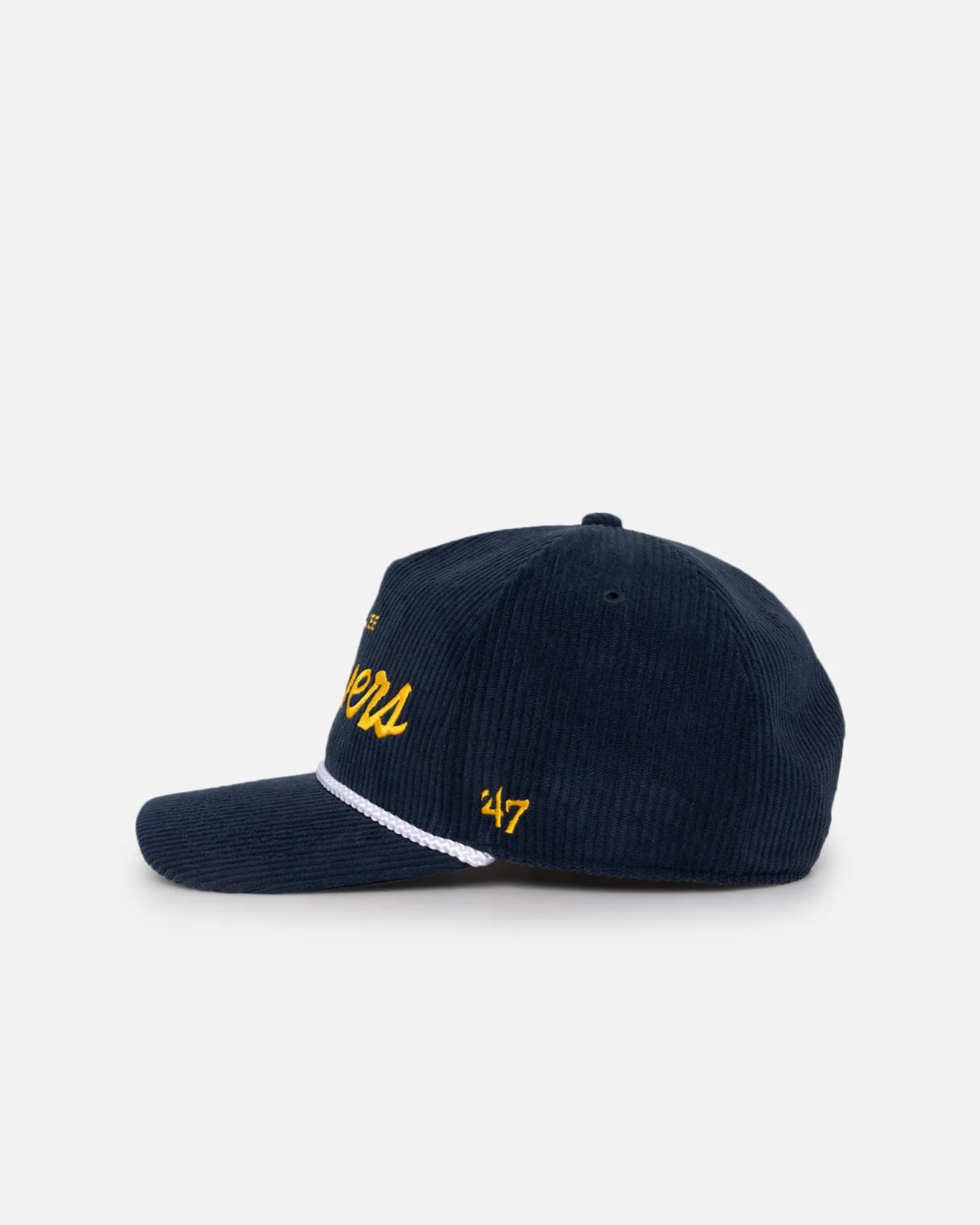 47 Brand Milwaukee Brewers 'MLB Opening Day' Corduroy Crossrope Hitch Snapback Navy