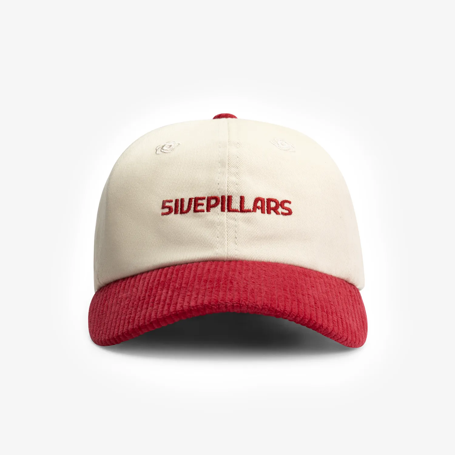 5ivepillars Corduroy Cap - Red