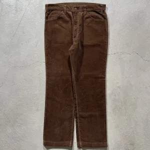 90s Levi's Mocha Brown Corduroy Pants- 35