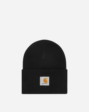 Acrylic Watch Hat Black