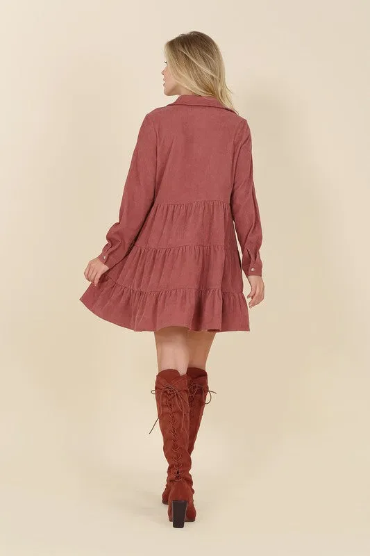 Ana Corduroy Dress