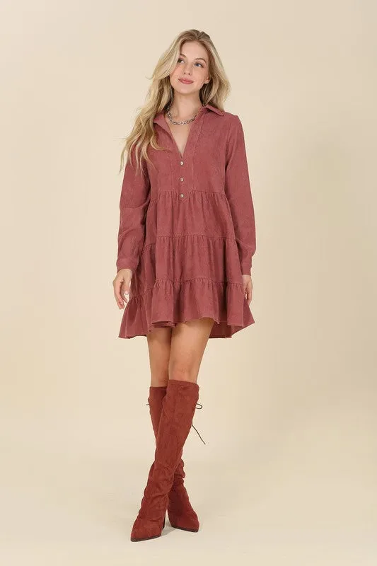 Ana Corduroy Dress