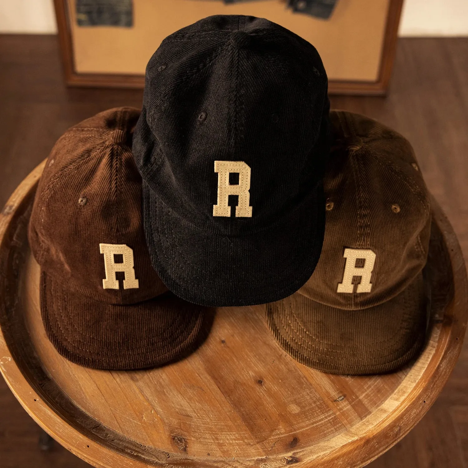 AW22 Corduroy Trucker Hat - Adjustable Baseball Cap - 3 Colors