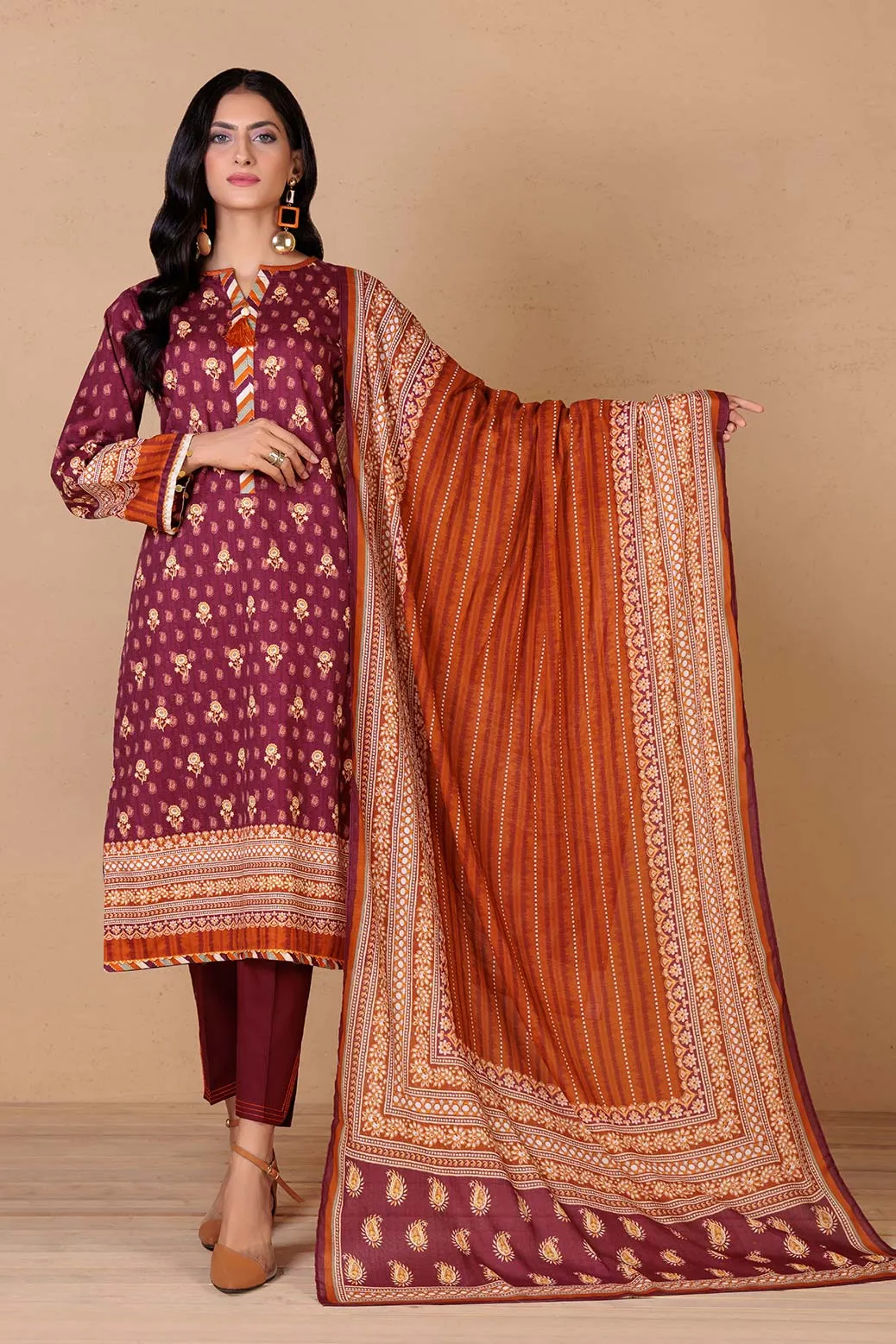 BANARSI TWIST - 3 PC (ACWT223P13)