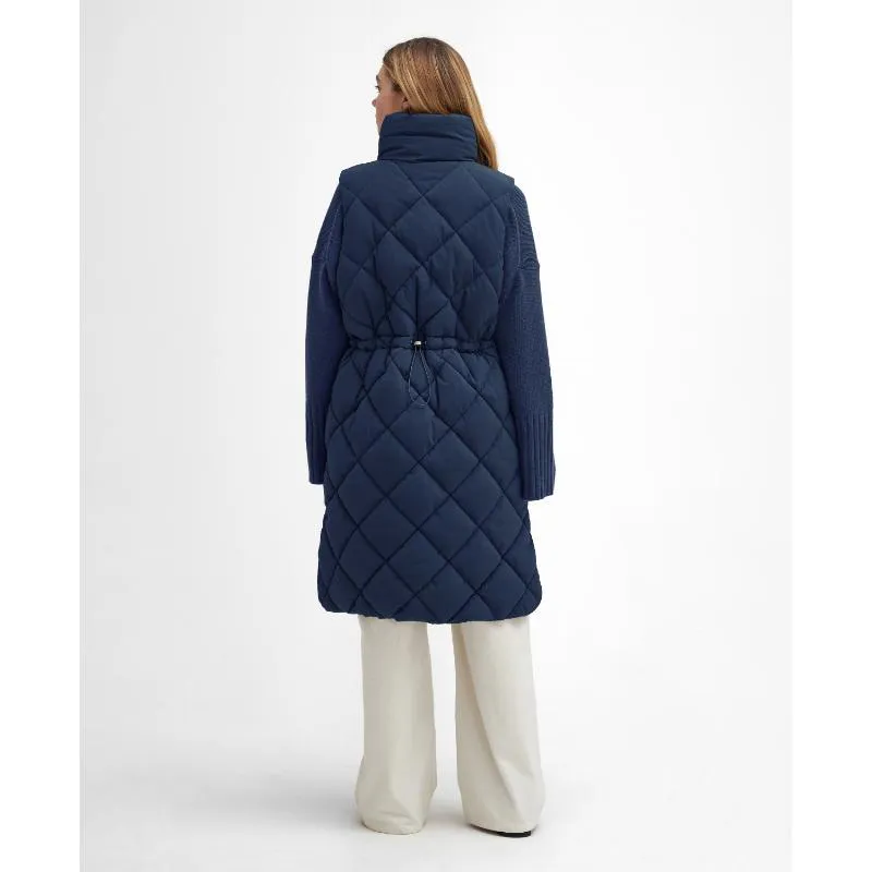 Barbour Leverton Ladies Puffer Gilet - Navy/Classic