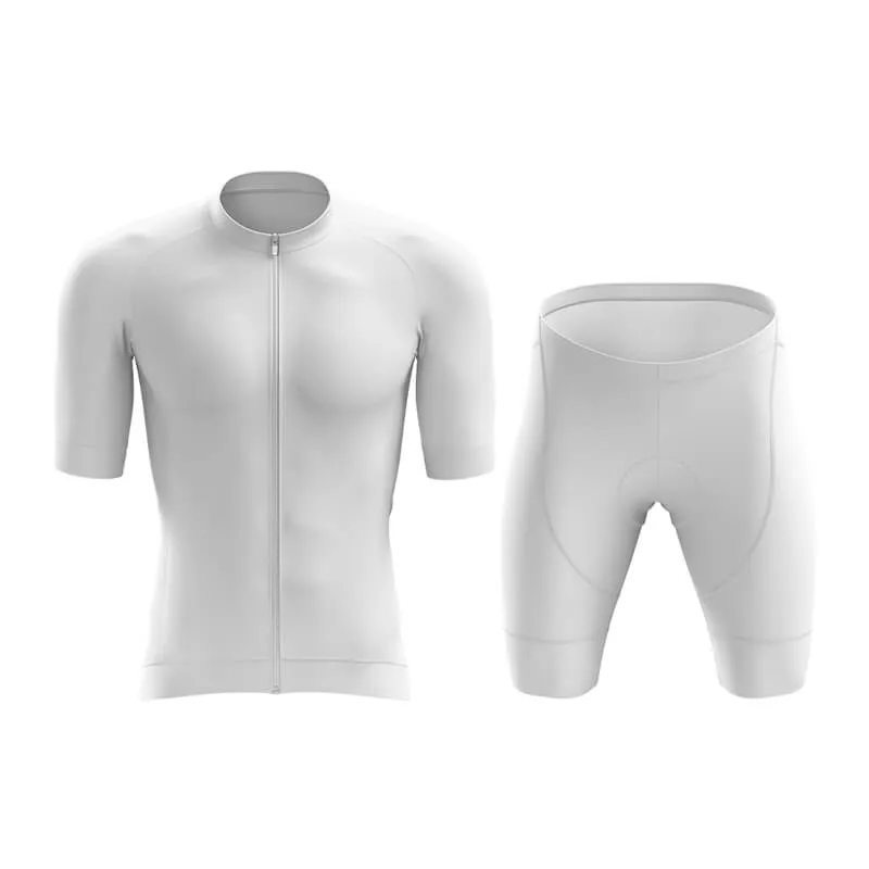 Basic White Aero Cycling Kit