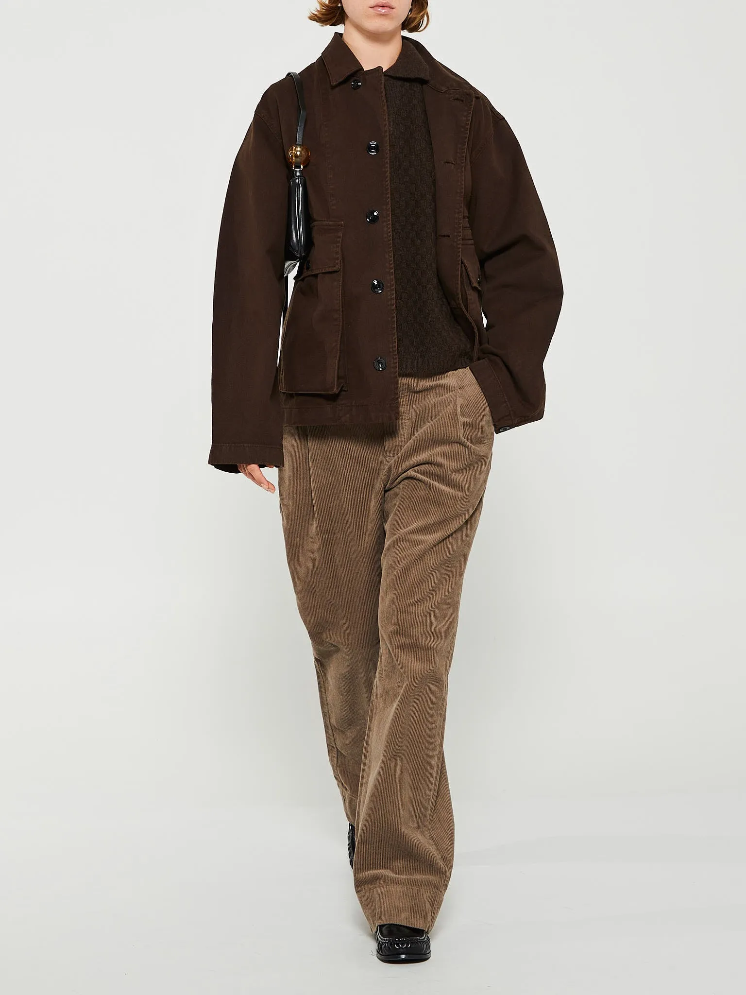 Billy Corduroy Pants in Brown Khaki