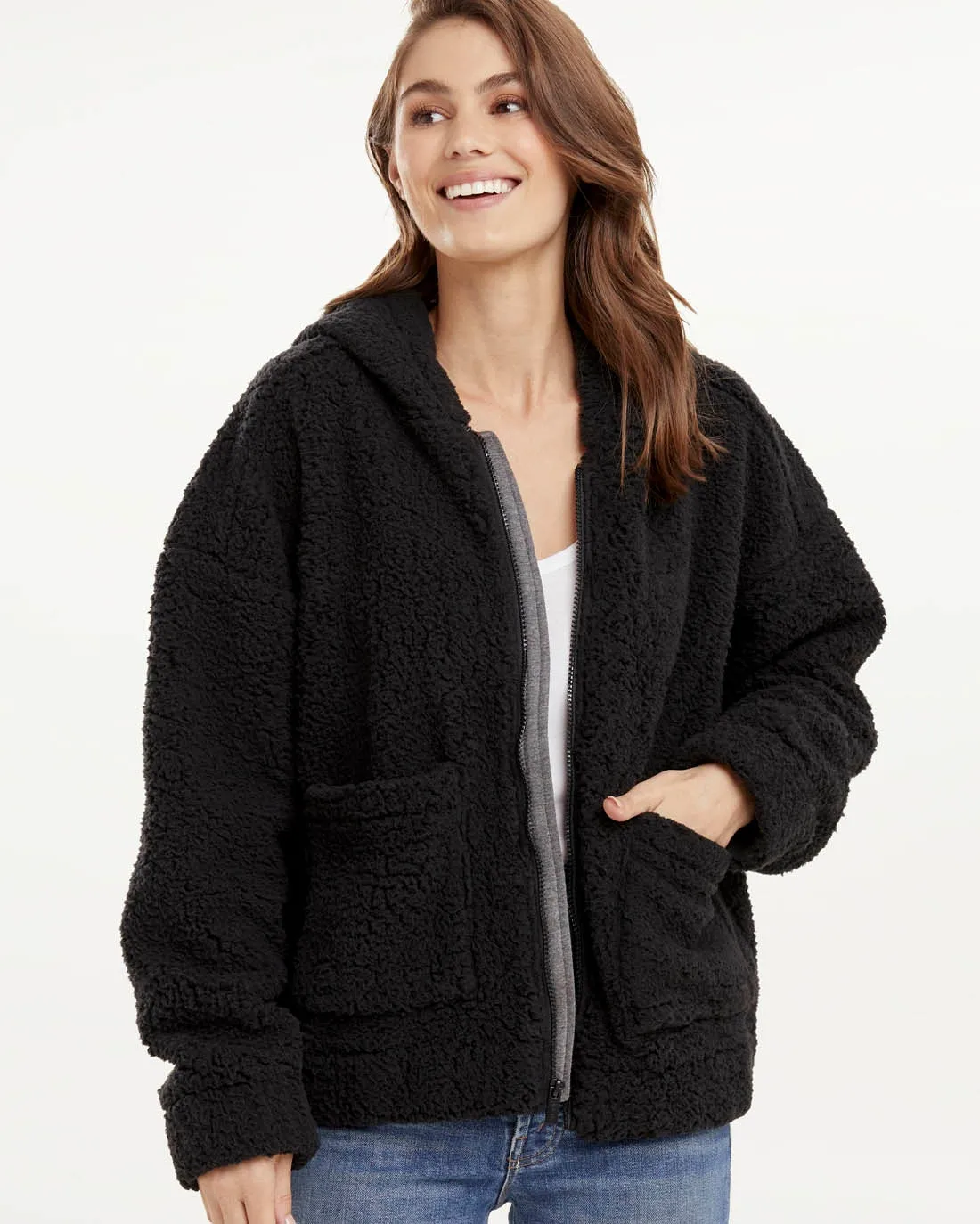 Brandy Sherpa Jacket