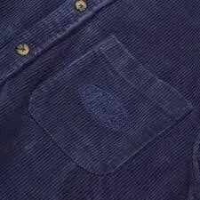 Bronze56k Corduroy Button-Up - Navy