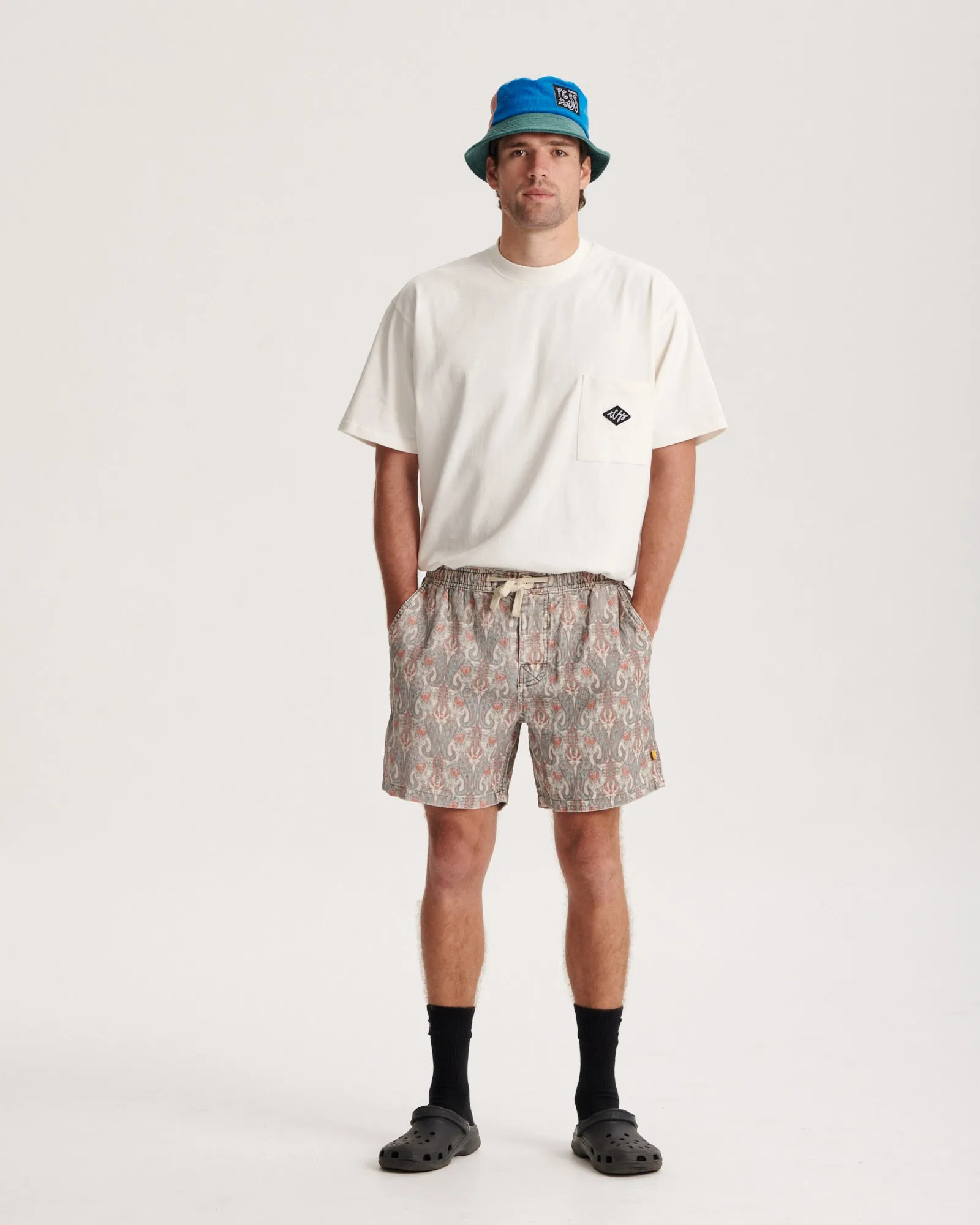 Brother Corduroy Short - Steel