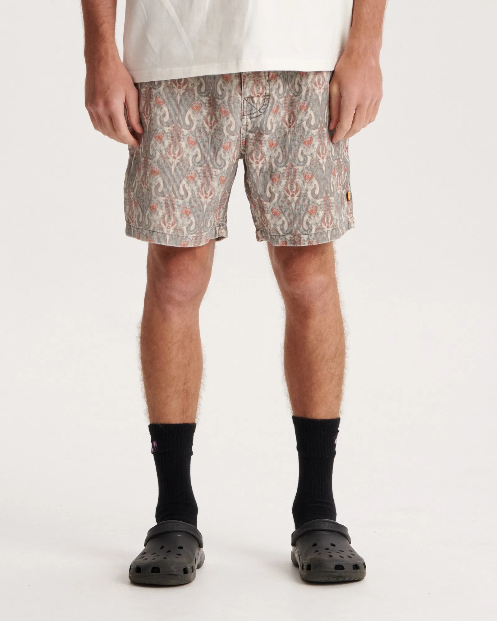 Brother Corduroy Short - Steel