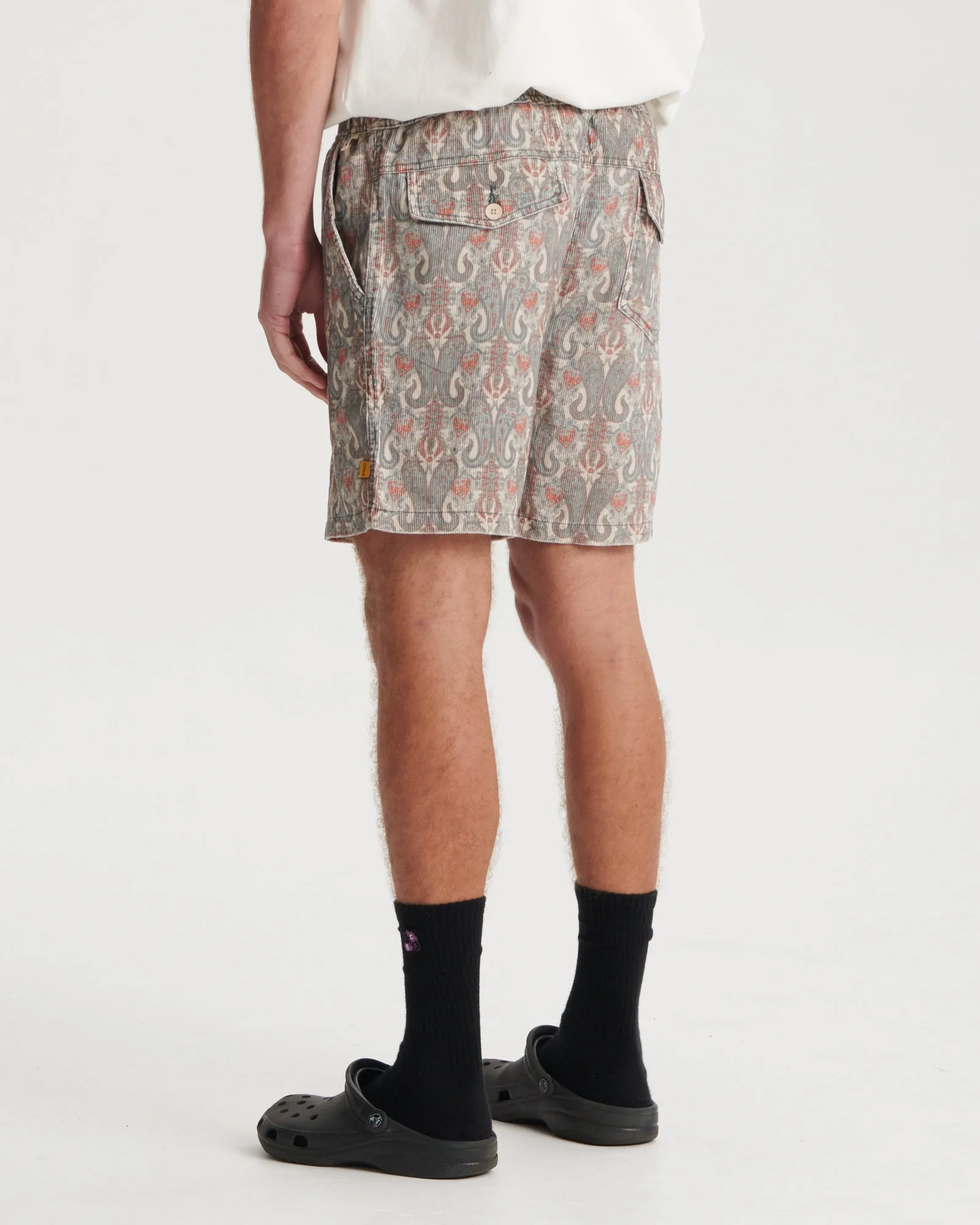 Brother Corduroy Short - Steel