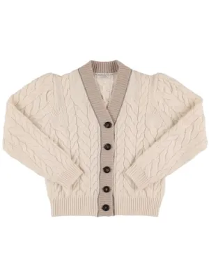 Brunello Cucinelli   Cable knit cashmere cardigan 