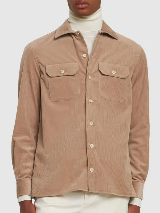 Brunello Cucinelli   Cotton corduroy shirt 