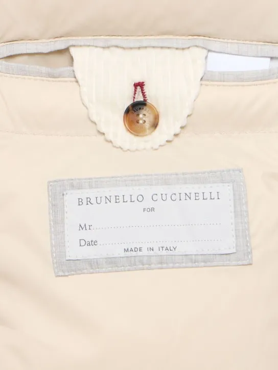 Brunello Cucinelli   Padded corduroy vest 