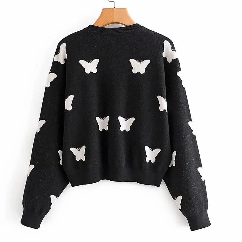 Butterfly Print Cardigan: Casual Women's Cardigan Great for all seasons, cute, smart and casual.