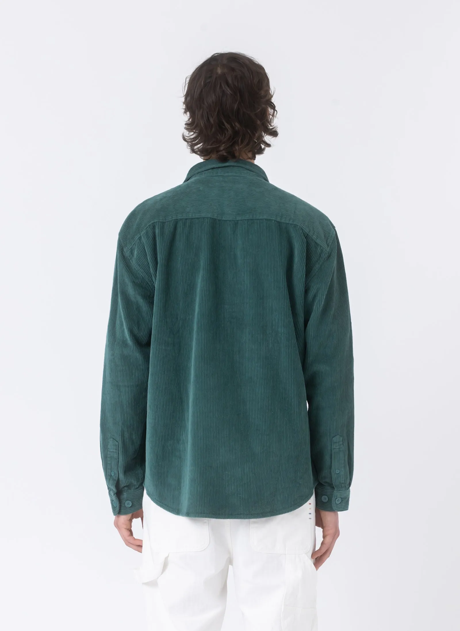 Cabin Shirt College Green Cord