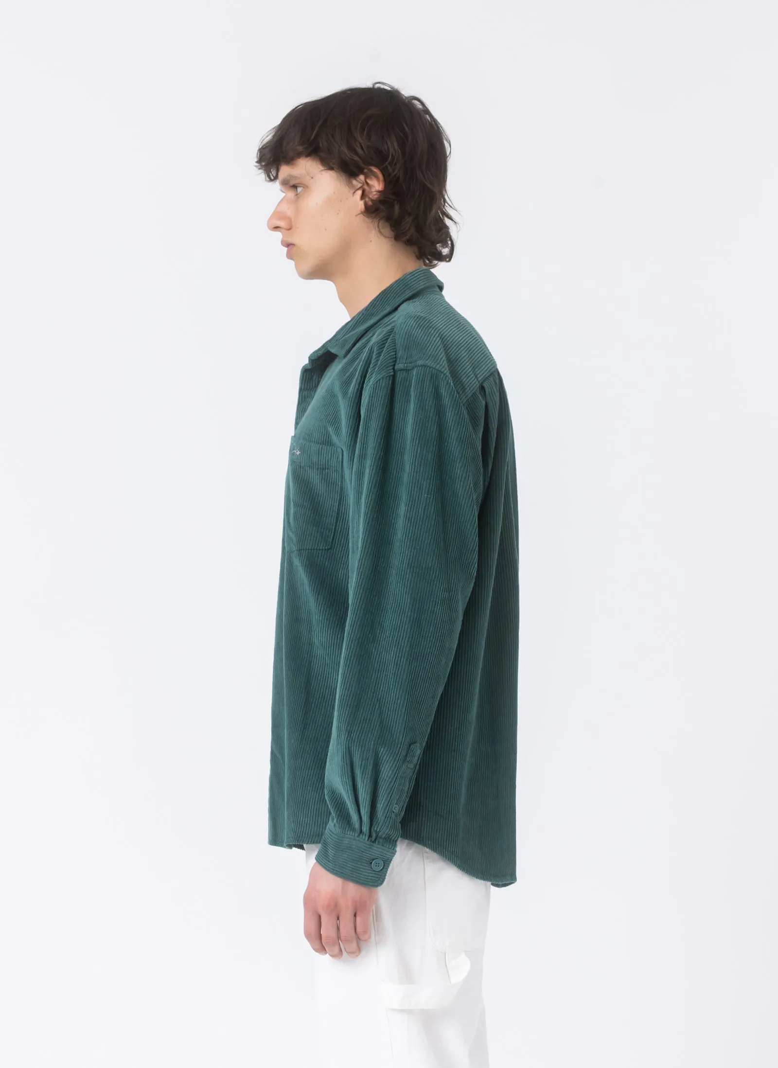 Cabin Shirt College Green Cord