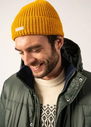 Canot turn-up hat - in purl knit (AMBRE)