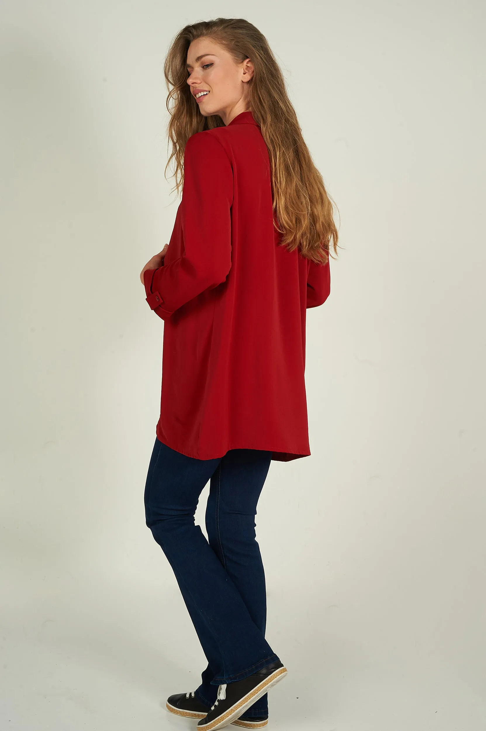 Cardigan long ouvert - BLANDA-X2 - (R-B2)