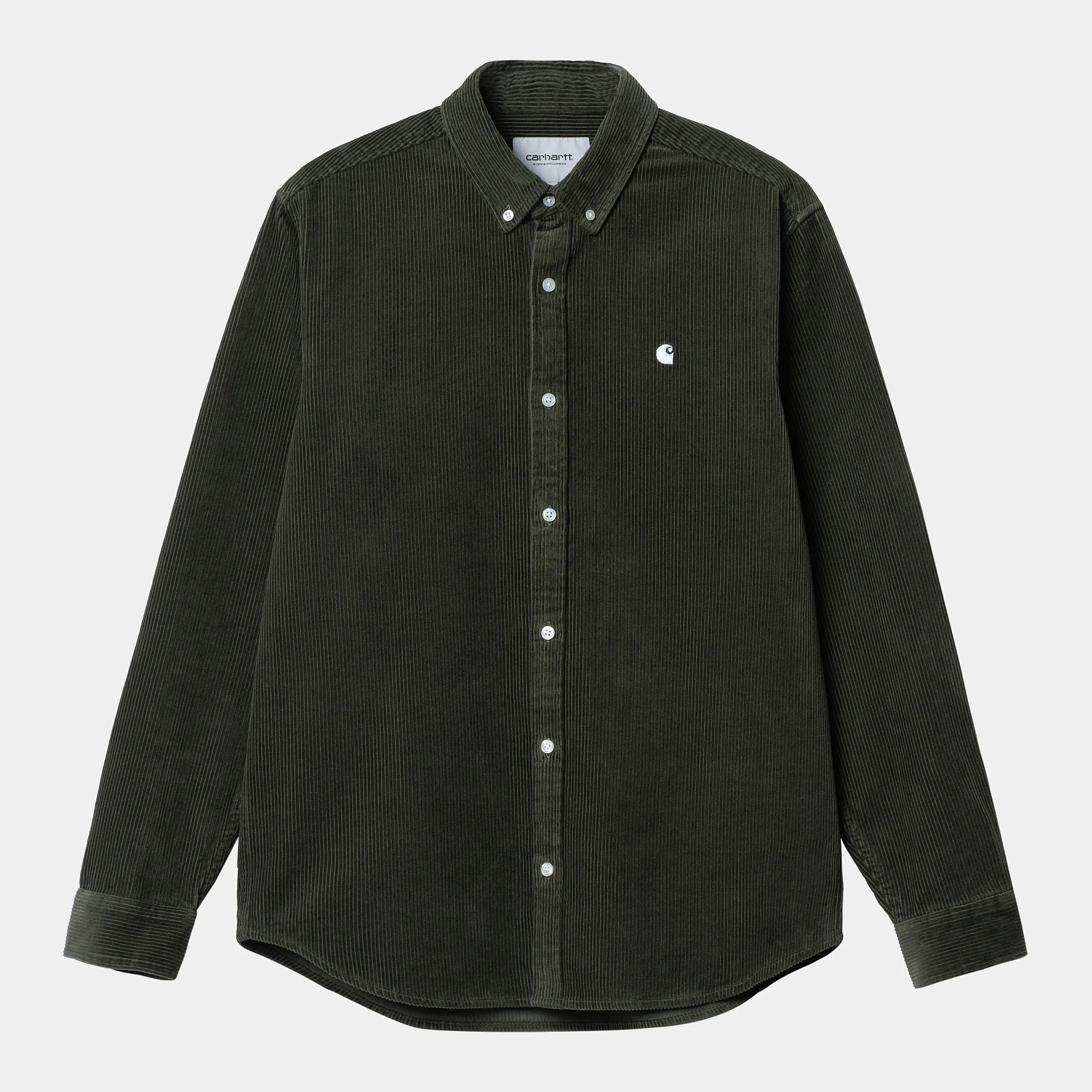 Carhartt WIP - Madison Corduroy Longsleeve Shirt - Plant / Wax