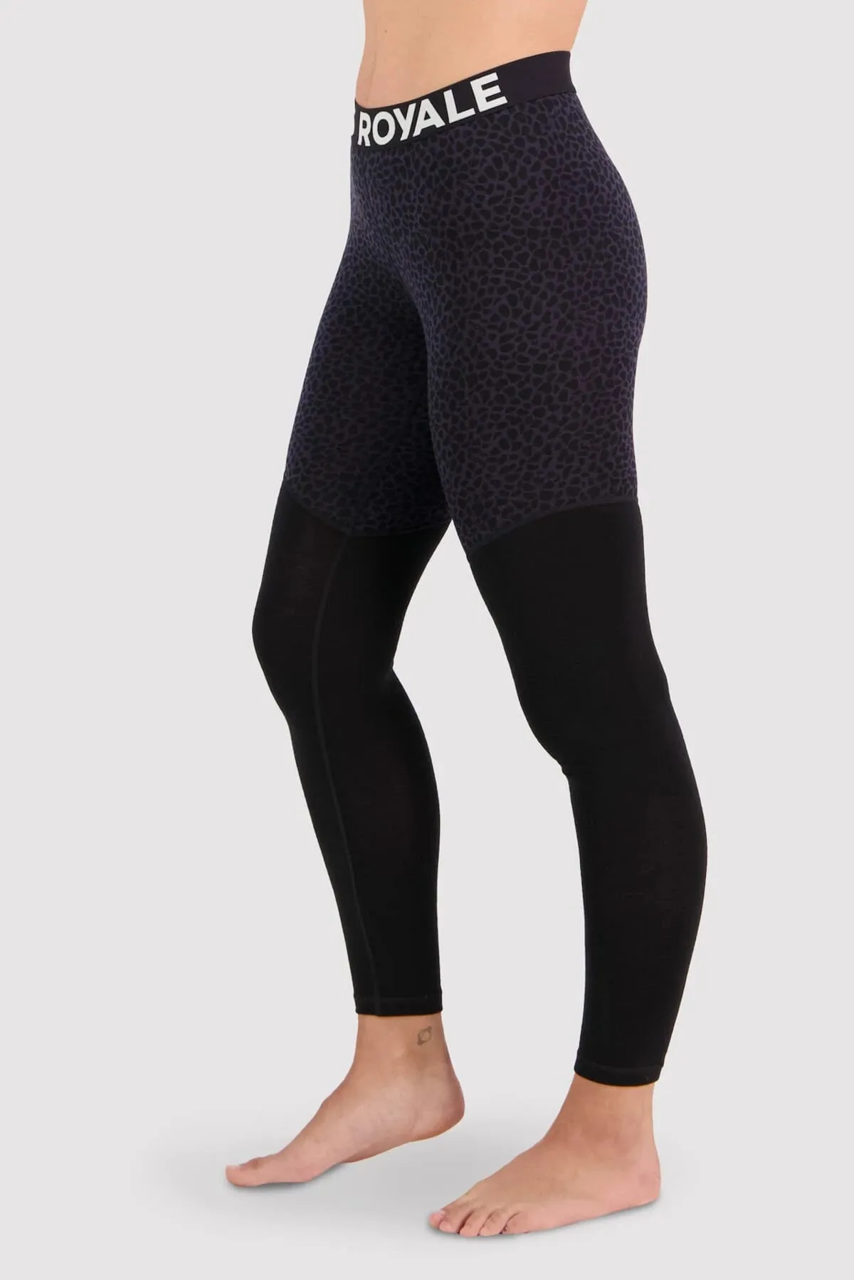 Cascade Merino Flex 200 Legging Arctic Leopard