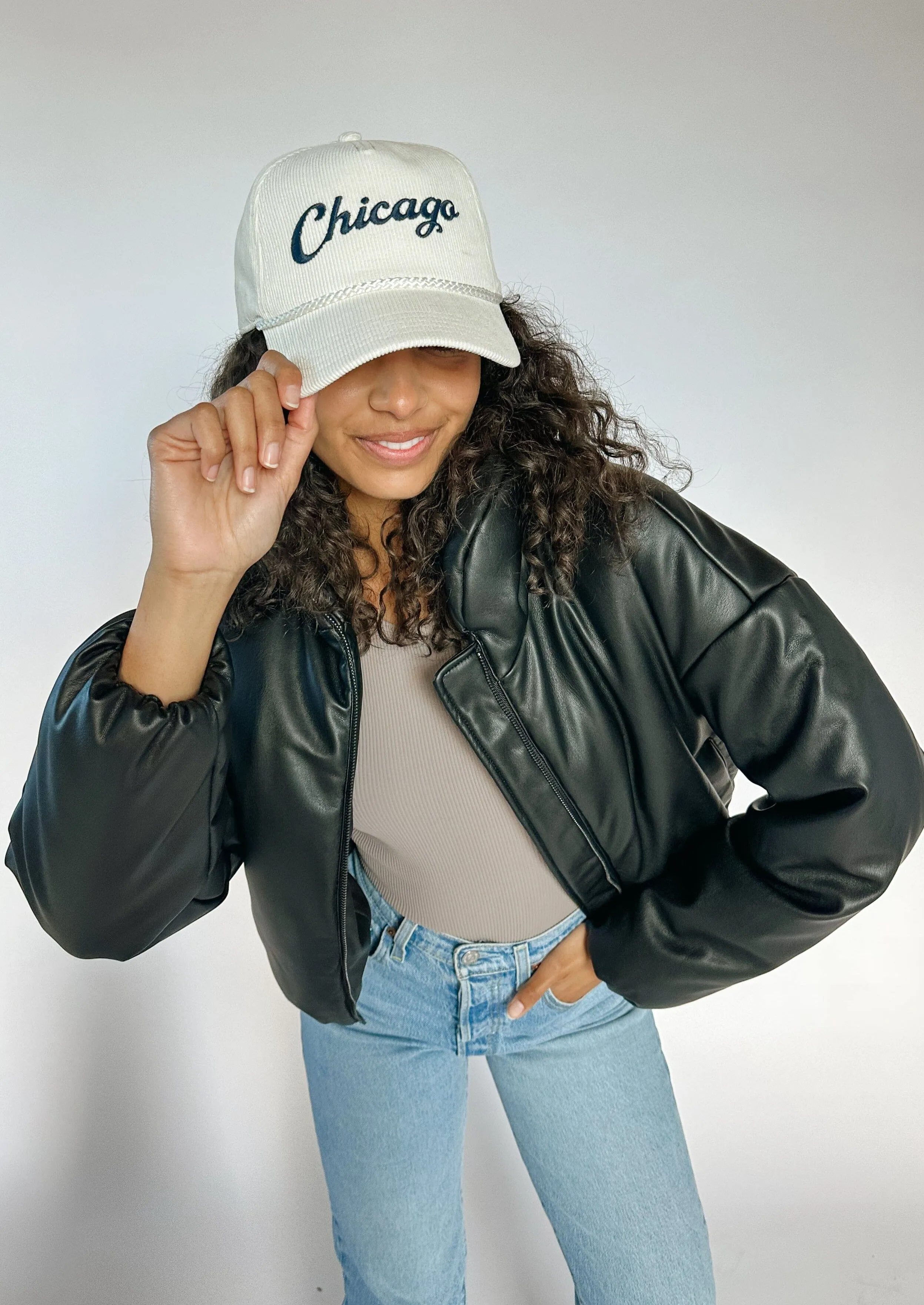 Chicago Cord Hat - Cream