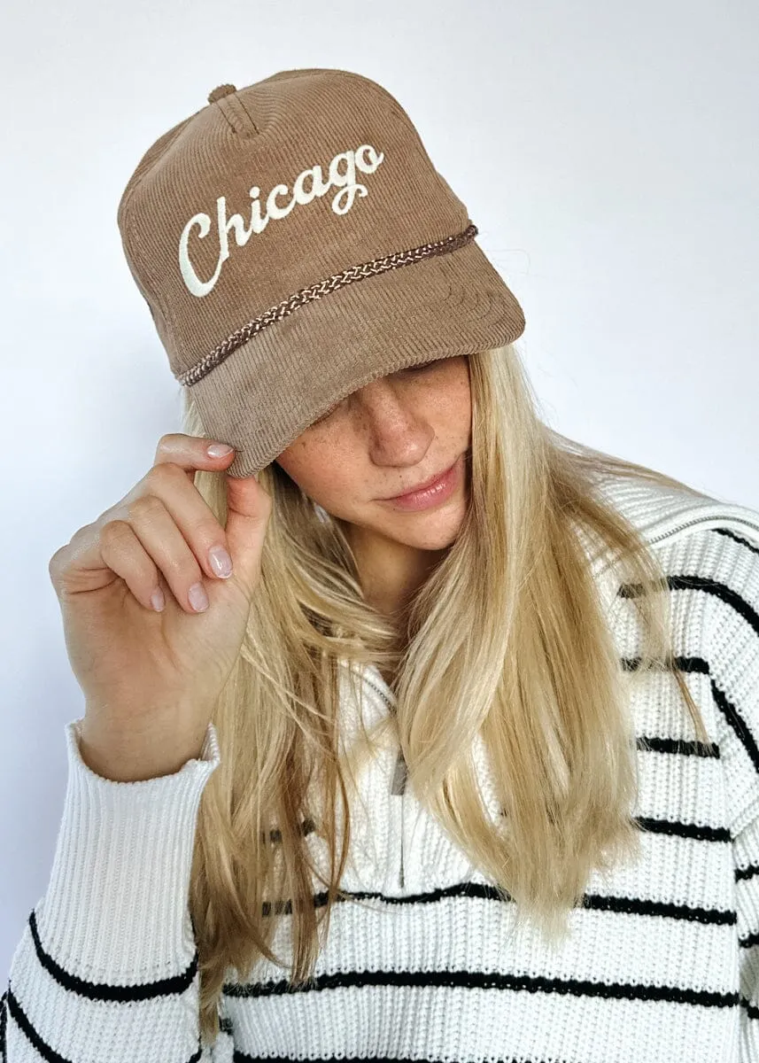 Chicago Cord Hat - Espresso