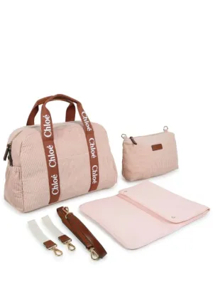 Chloé   Cotton corduroy changing bag 