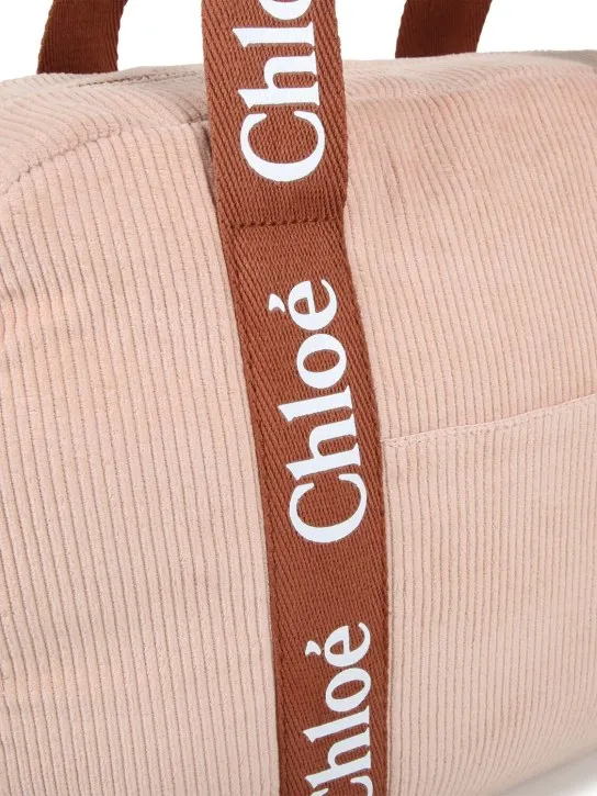 Chloé   Cotton corduroy changing bag 