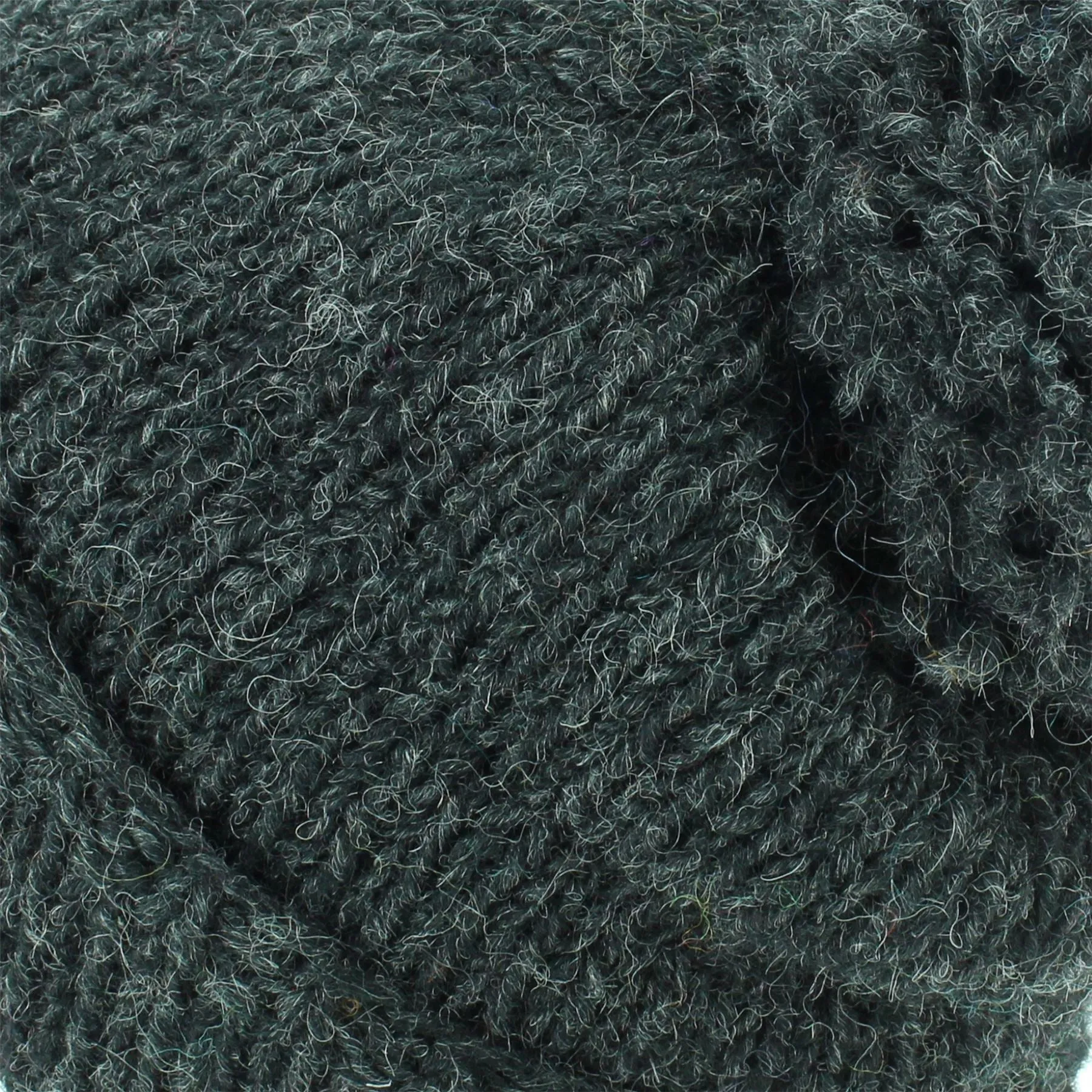 Chunky Wool Knit Baggy Slouch Beanie Bobble Hat - Charcoal