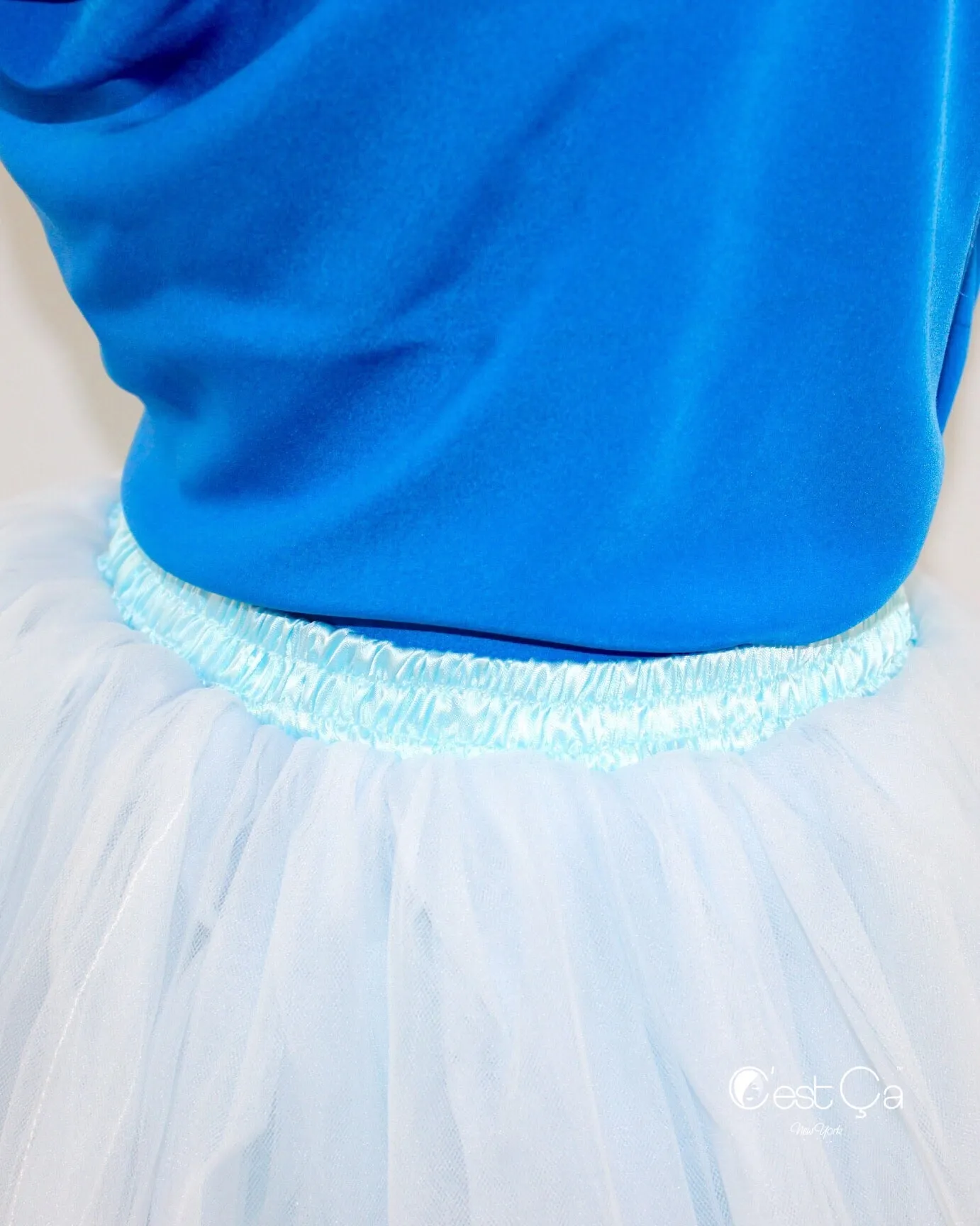 Clarisa Baby Blue Tulle Skirt - Midi