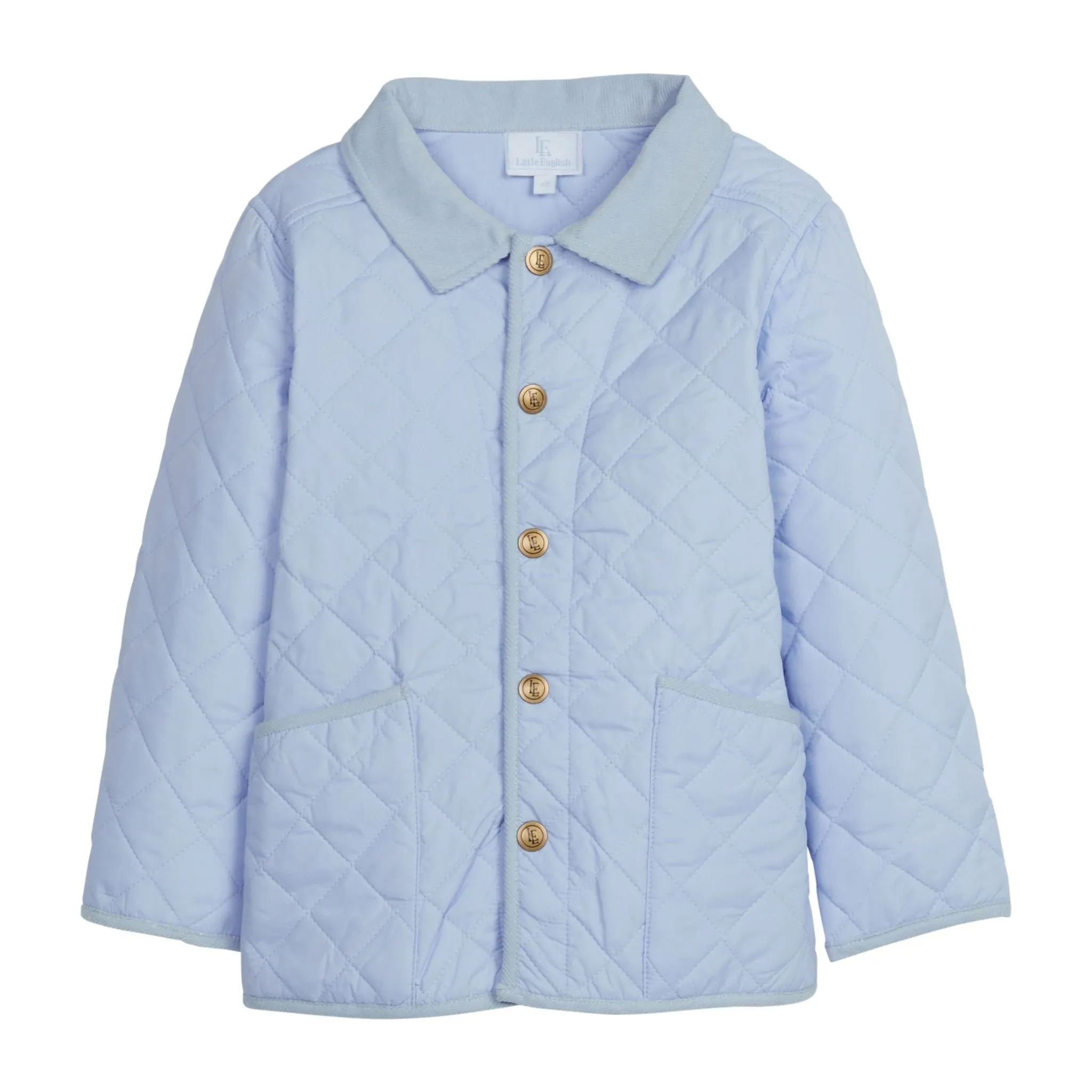 Classic Quilted Jacket - Light Blue