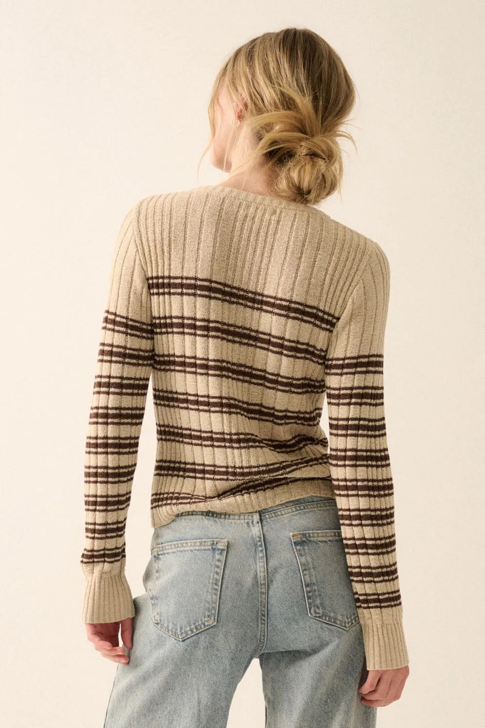 Clover Striped Cardigan