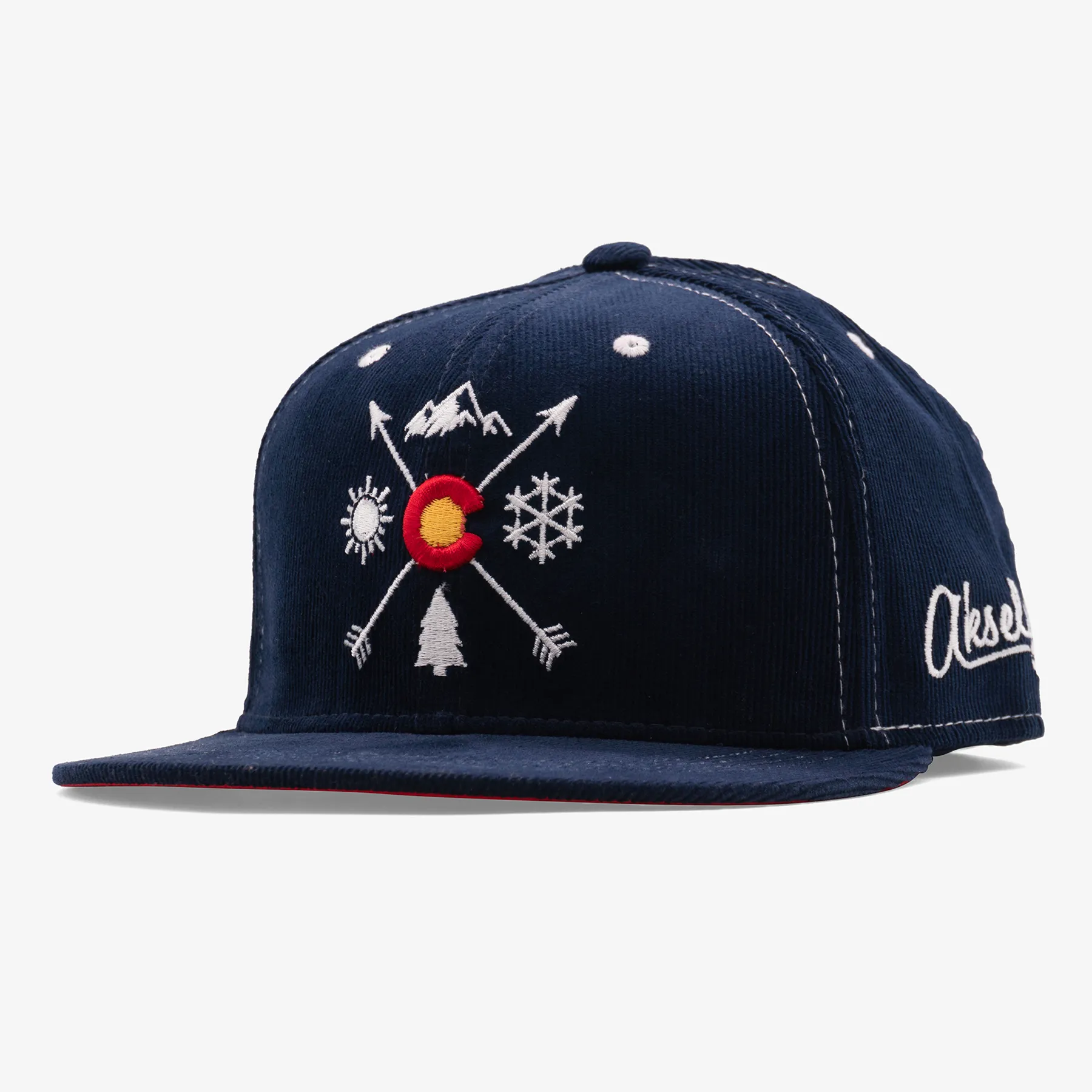 Colorado Arrows Corduroy Flatbill Snapback Hat