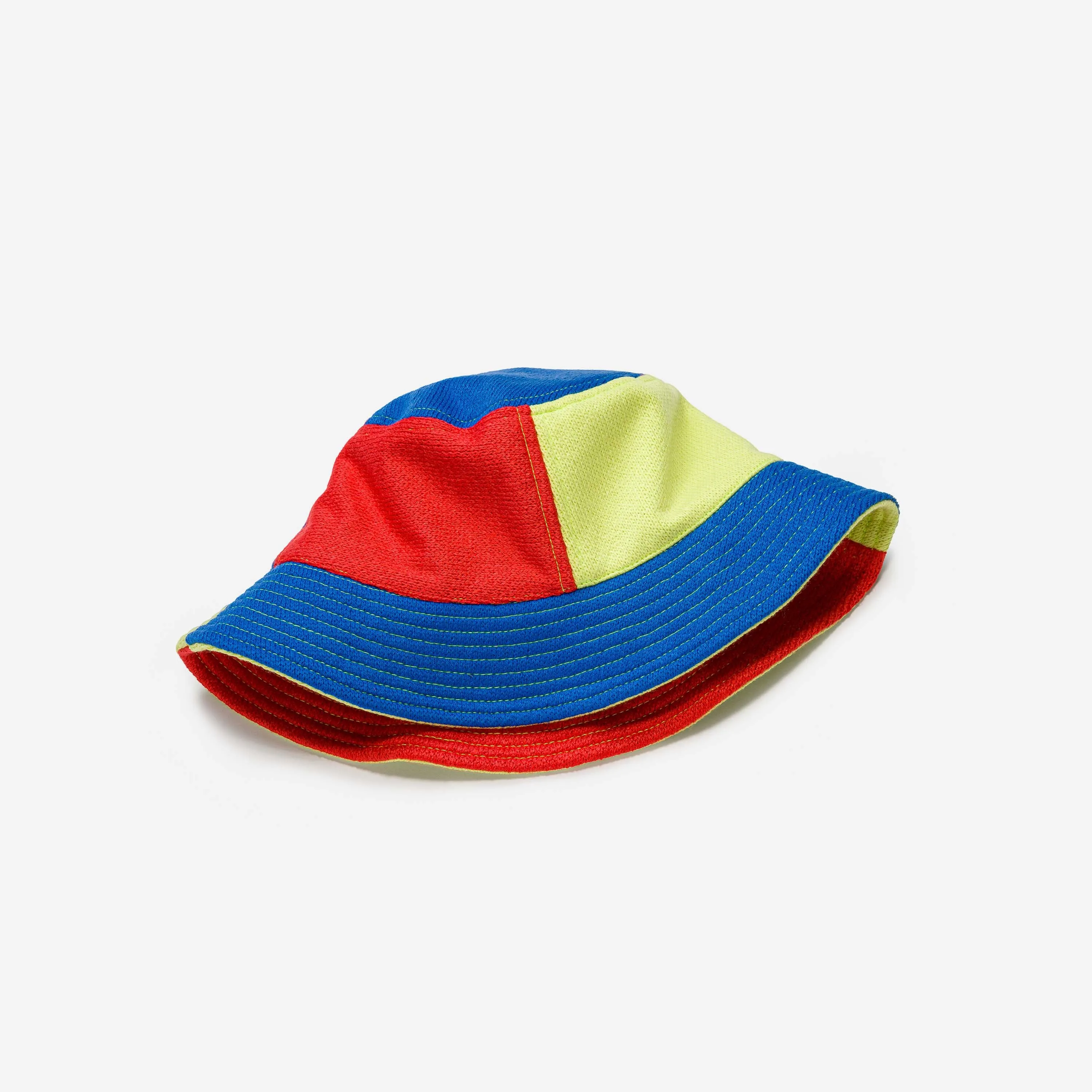 Colorblock Knit Bucket Hat