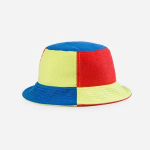 Colorblock Knit Bucket Hat