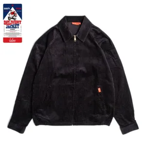 Cookman Delivery Jacket - Corduroy : Black