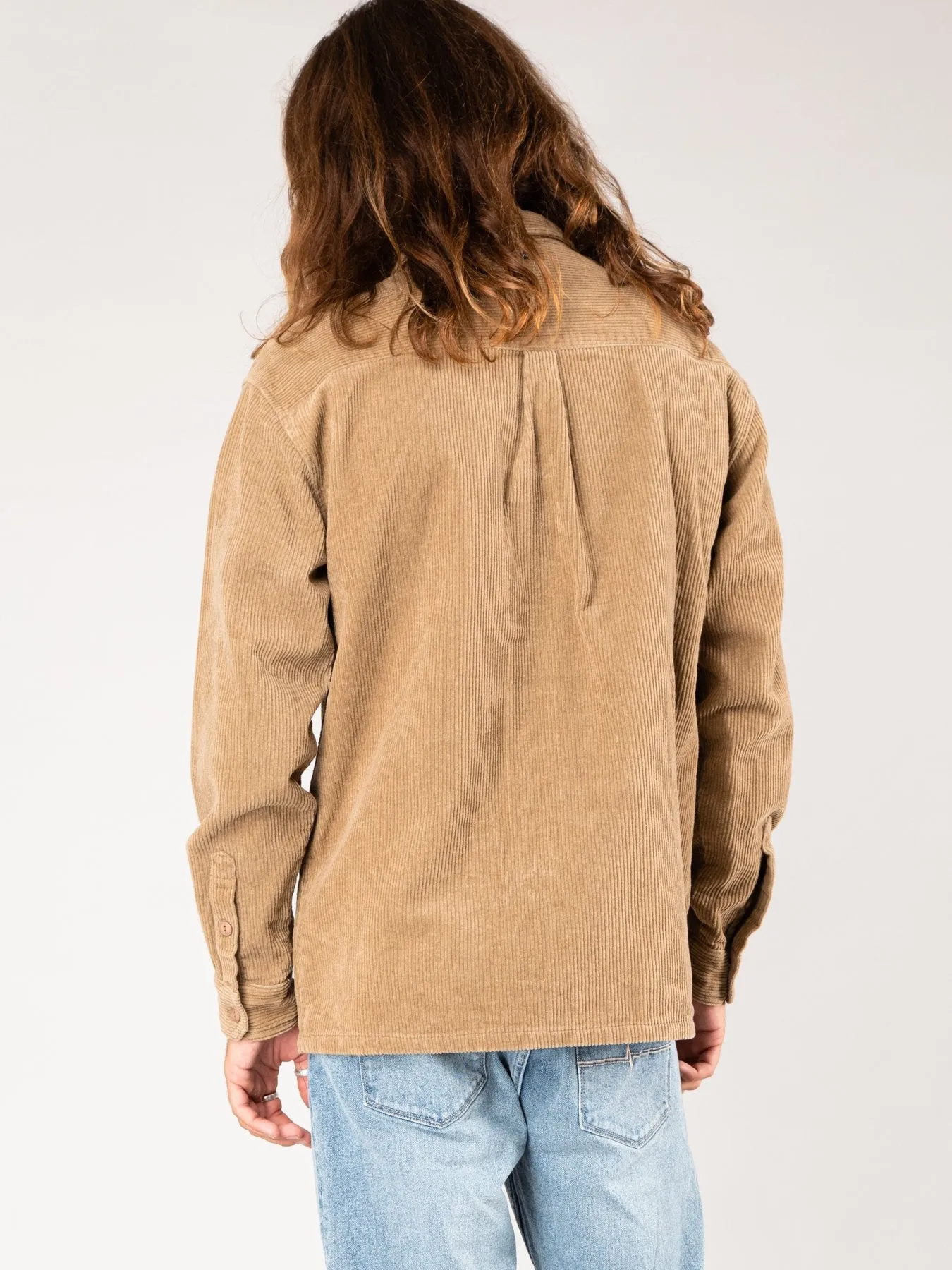 Coop Corduroy Long Sleeve Shirt - Fennel