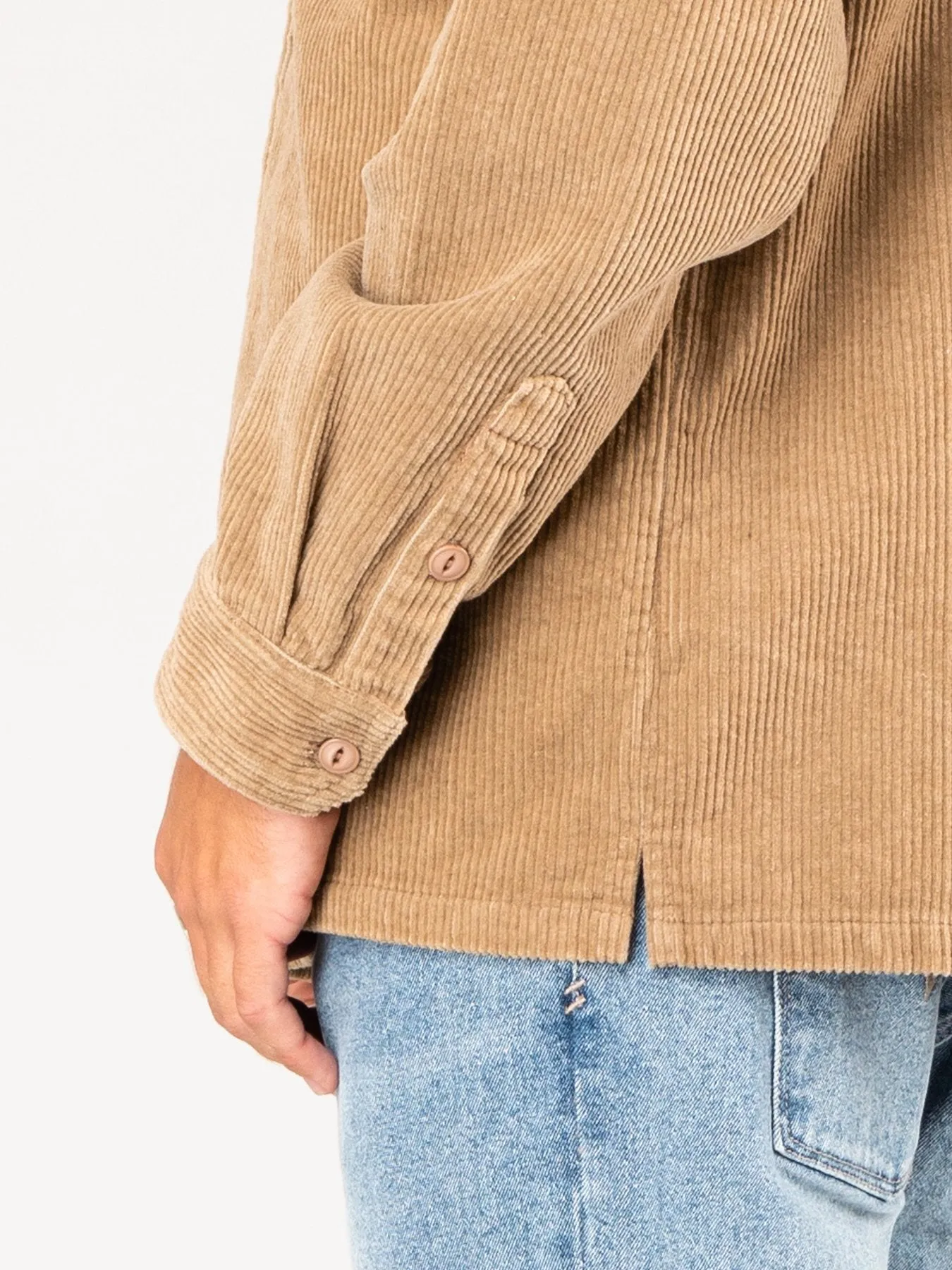 Coop Corduroy Long Sleeve Shirt - Fennel