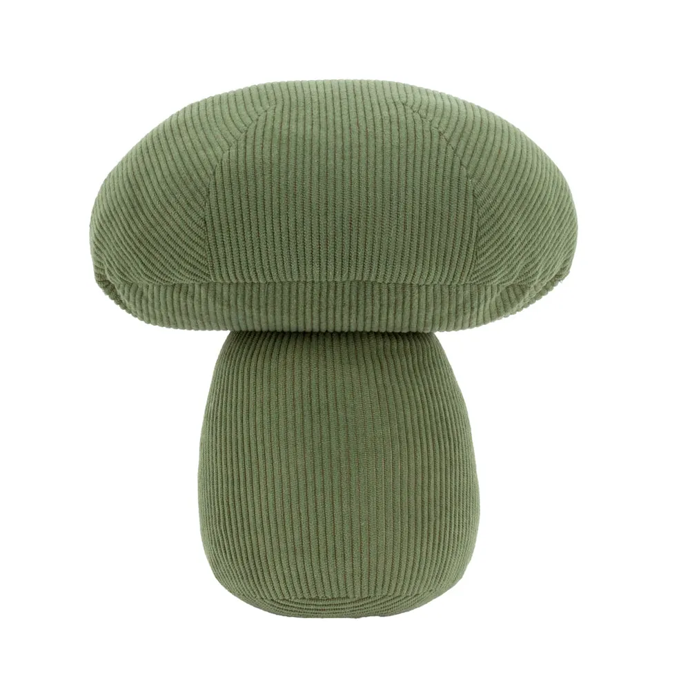 Cord Mushroom Door Stop Forest Green